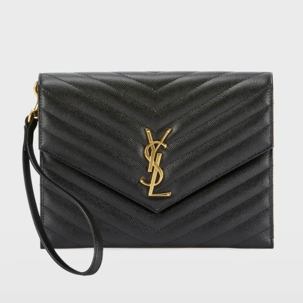 YSL Monogram Clutch